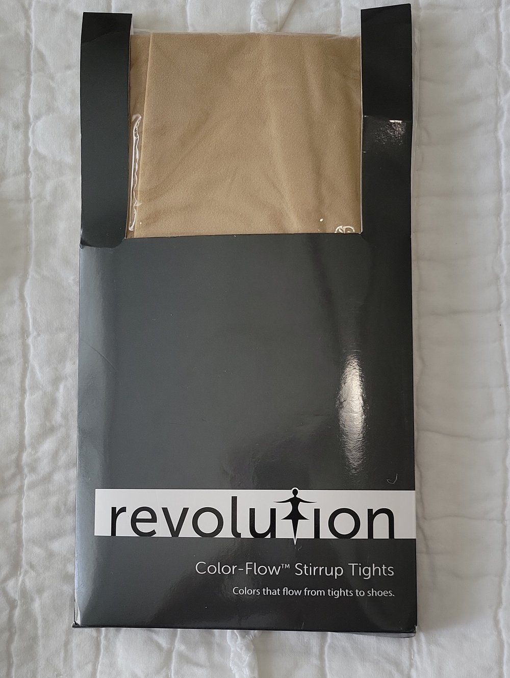 Revolution Color Flow Stirrup Tights MA Dark Tan NWT Dance